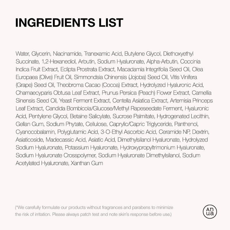 ANUA Niacinamide 10 + TXA 4 Serum